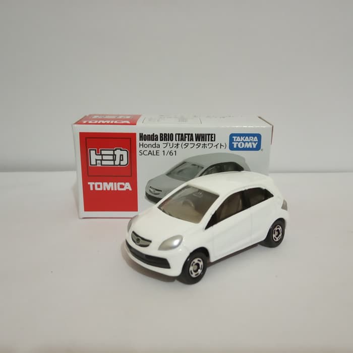 Honda Brio Tafta White putih diecast mobil takara tomy harga murah