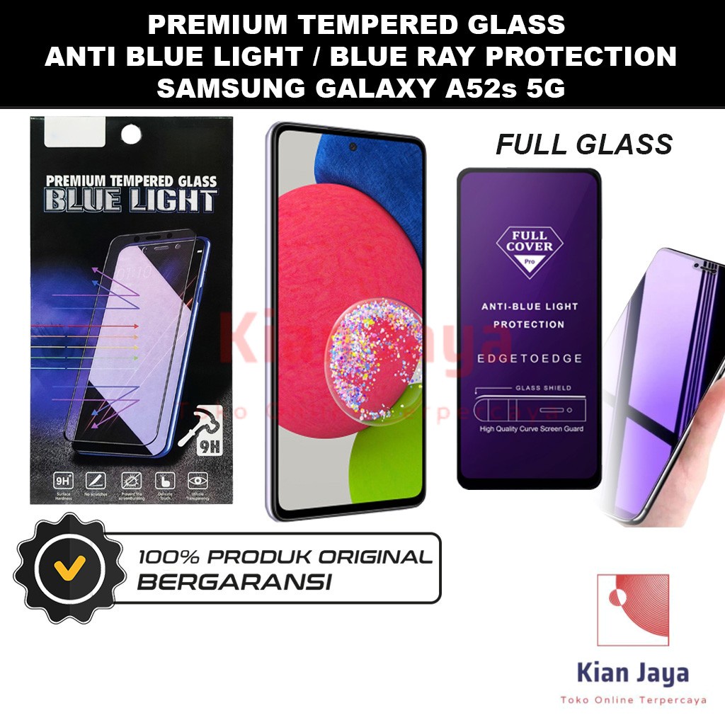 Tempered Glass Samsung Galaxy A52s 5G Anti Blue Light Hp Temper Anti Gores