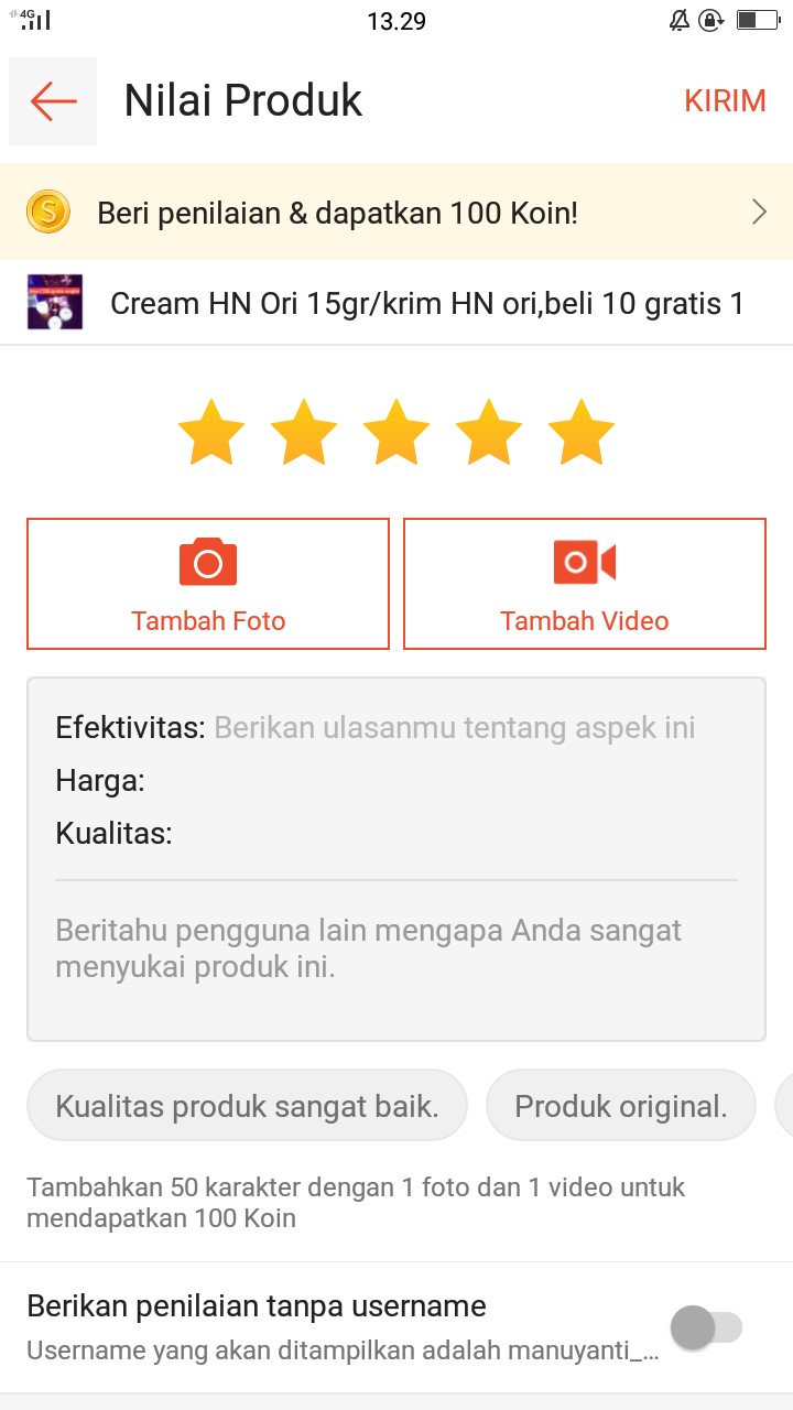 Sabun Pepaya Hn 100ml Ecer/satuan Sabun Besar