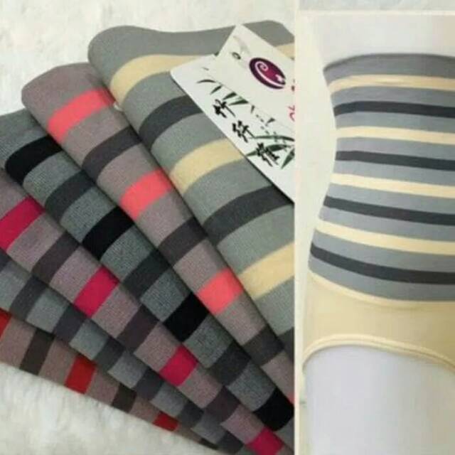 CD SEMI KORSET / CD KORSET STRIP 2046 PREMIUM Celana Dalam Korset Salur Import Allsize