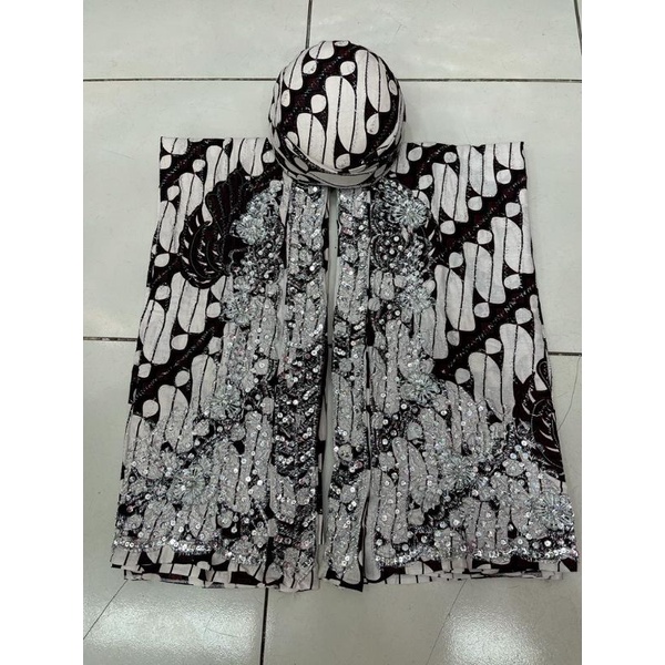 Kain pengantin wiron payet / blangkon pengantin/wiron weding/wiron