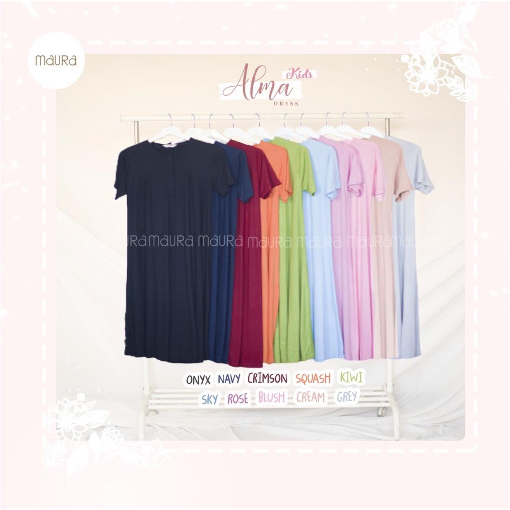 ALMA HOMEDRESS KIDS BY MAURA / KIDS BAJU TIDUR ANAK