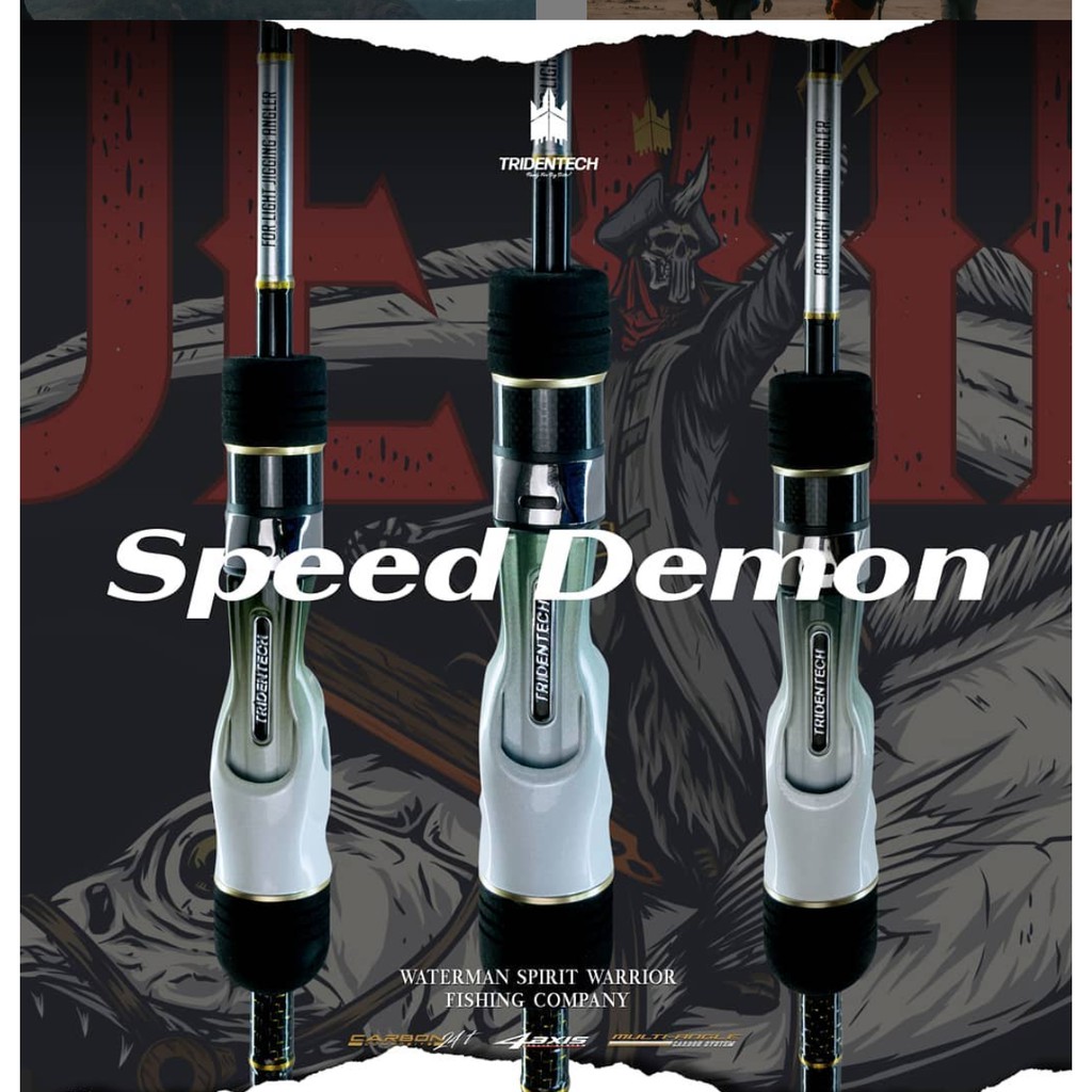 TRIDENTECH SPEED DEMON SPDC 623 / ROD TRIDENTECH SPEED DEMON SPDC 623 LIGHT JIGGING GAME ROD