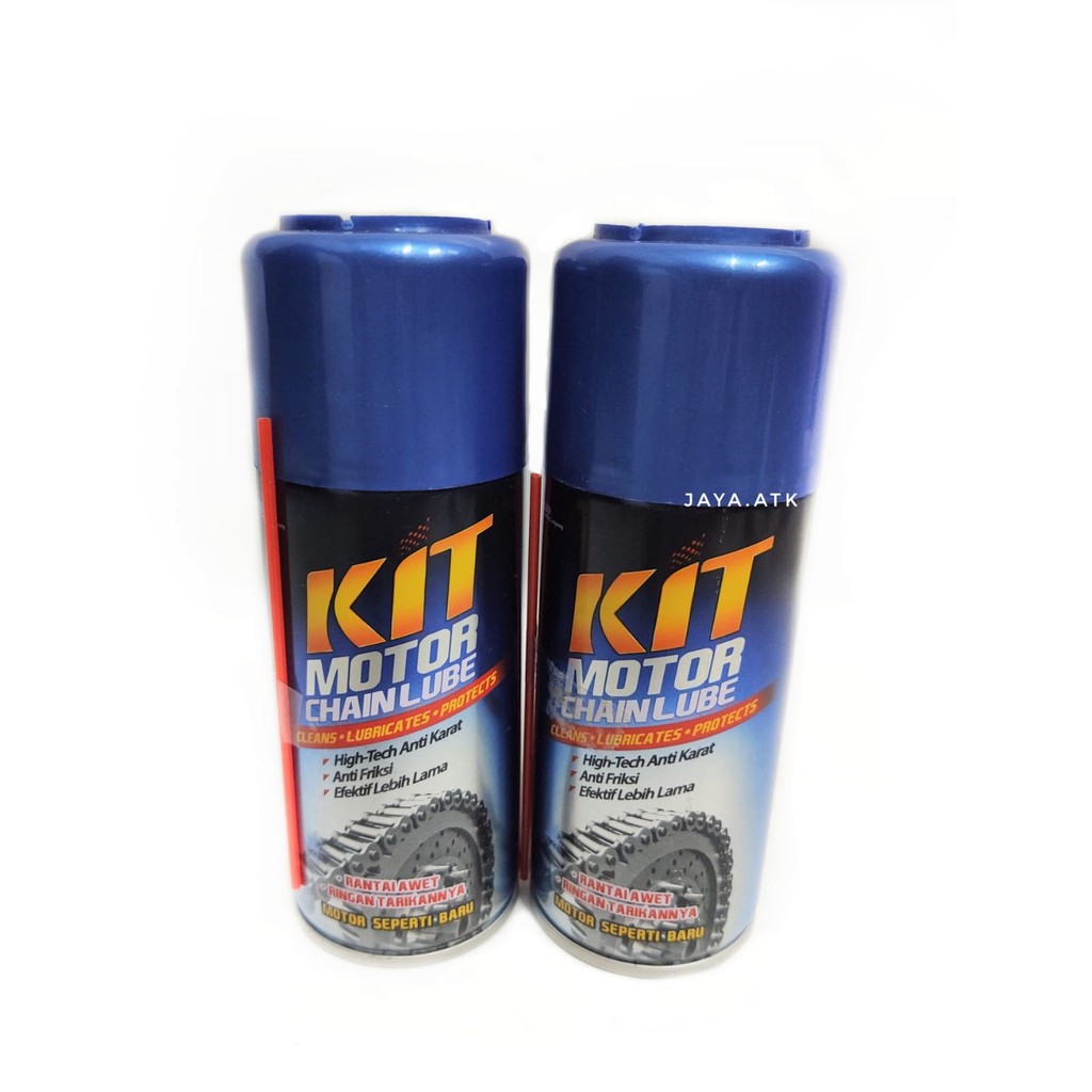 OLI PELUMAS RANTAI MOTOR SEPEDA KIT CHAIN LUBE 110 ML SPRAY SEMPROT