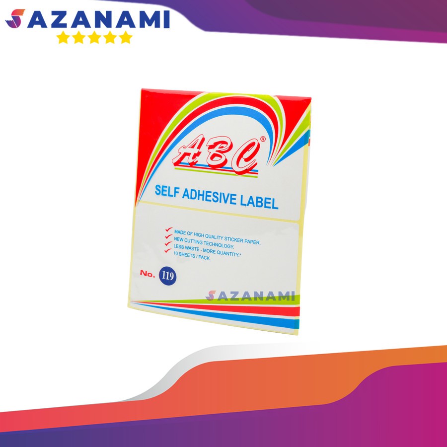 

ABC LABEL 119 STIKER LABEL SELF ADHESIVE LABEL LABEL UNDANGAN