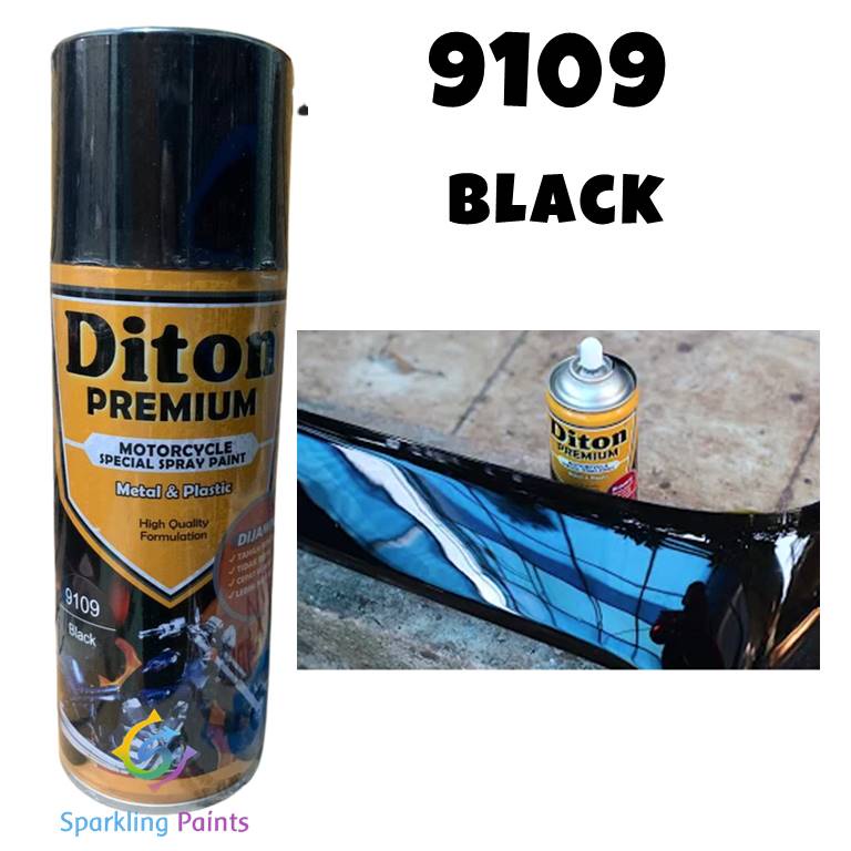 Pilox Diton Premium Black 9109 Hitam Mengkilap Gloss Glossy Pilok