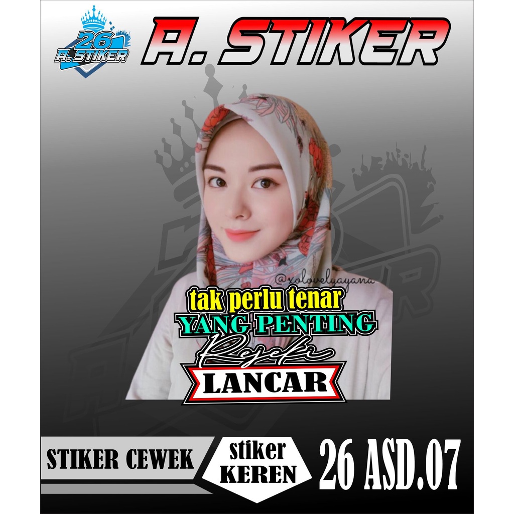 stiker cewek stiker mobil stiker truk stiker motor stiker variasi mobil