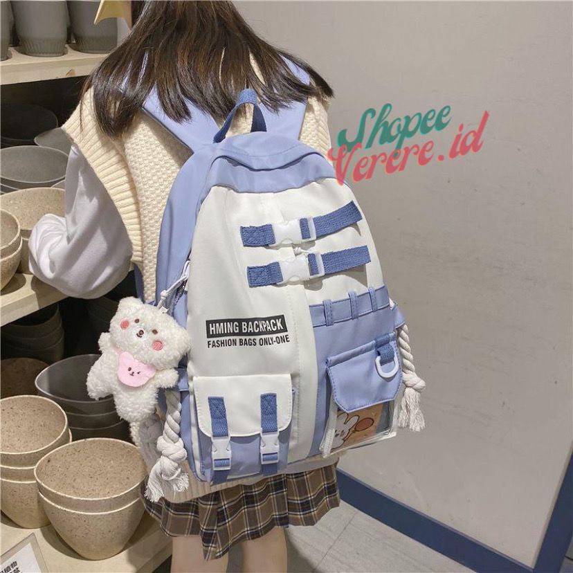 Joshee Tas Ransel Wanita Backpack Wanita Backpack Pria Tas Sekolah Tas Anak 0544 Backpack Nylon 02, 06