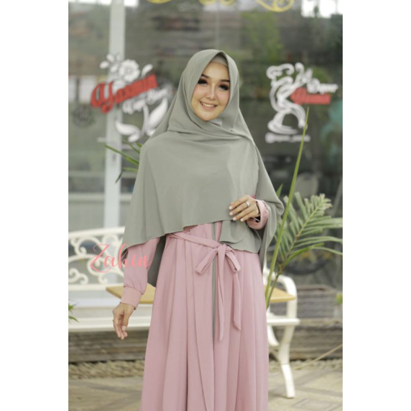 gamis terbaru Karmila set syar'i orie brand zahin