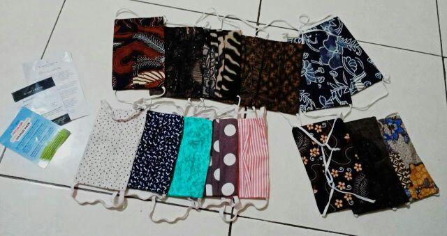 [ready Stock] Masker Anak Rianty Batik Masker Katun Masker Kids [isi 5pc]