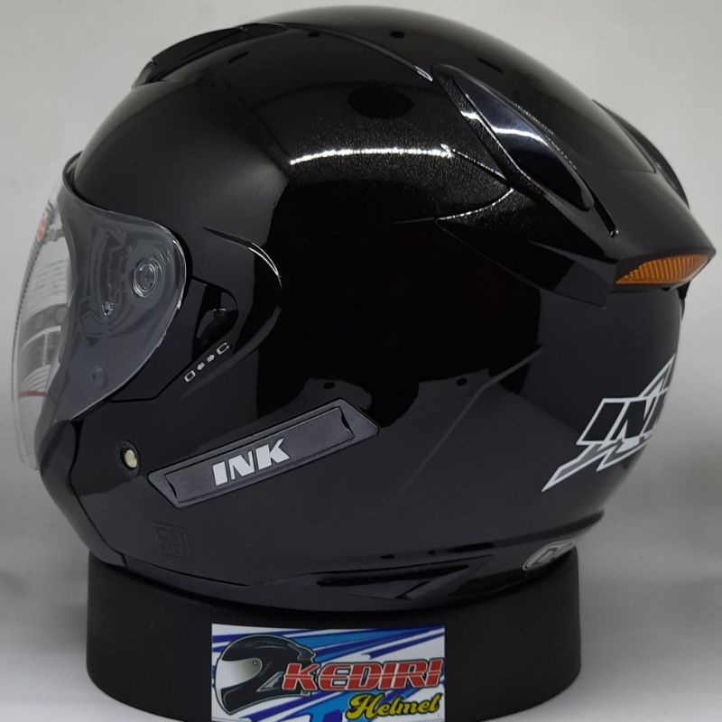 Helm INK METRO Half face Solid polos 2 visor original-3