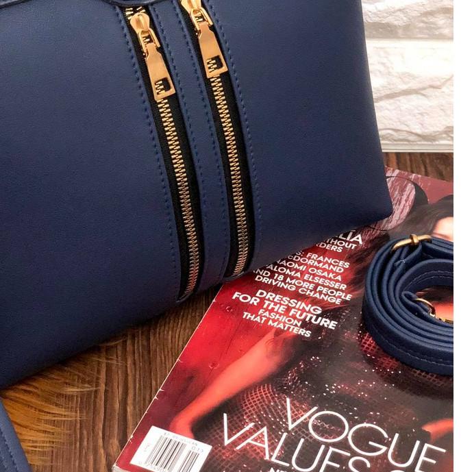 ☪ Clutch BONIA DOUBLE ZIPPER Super Premium import tas batam selempang wanita ➤