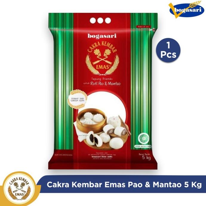 

BISA COD Cakra Kembar Emas Pao & Mantao 5 Kg x 1 Pcs