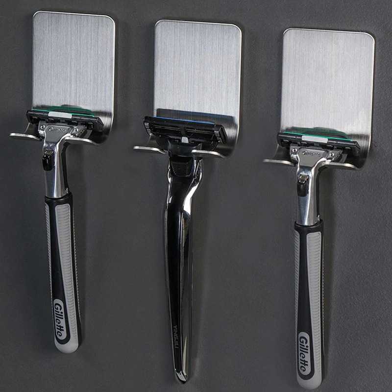 Gantungan Pisau Cukur Dinding Kamar Mandi Razor Shaving Hook Stainless