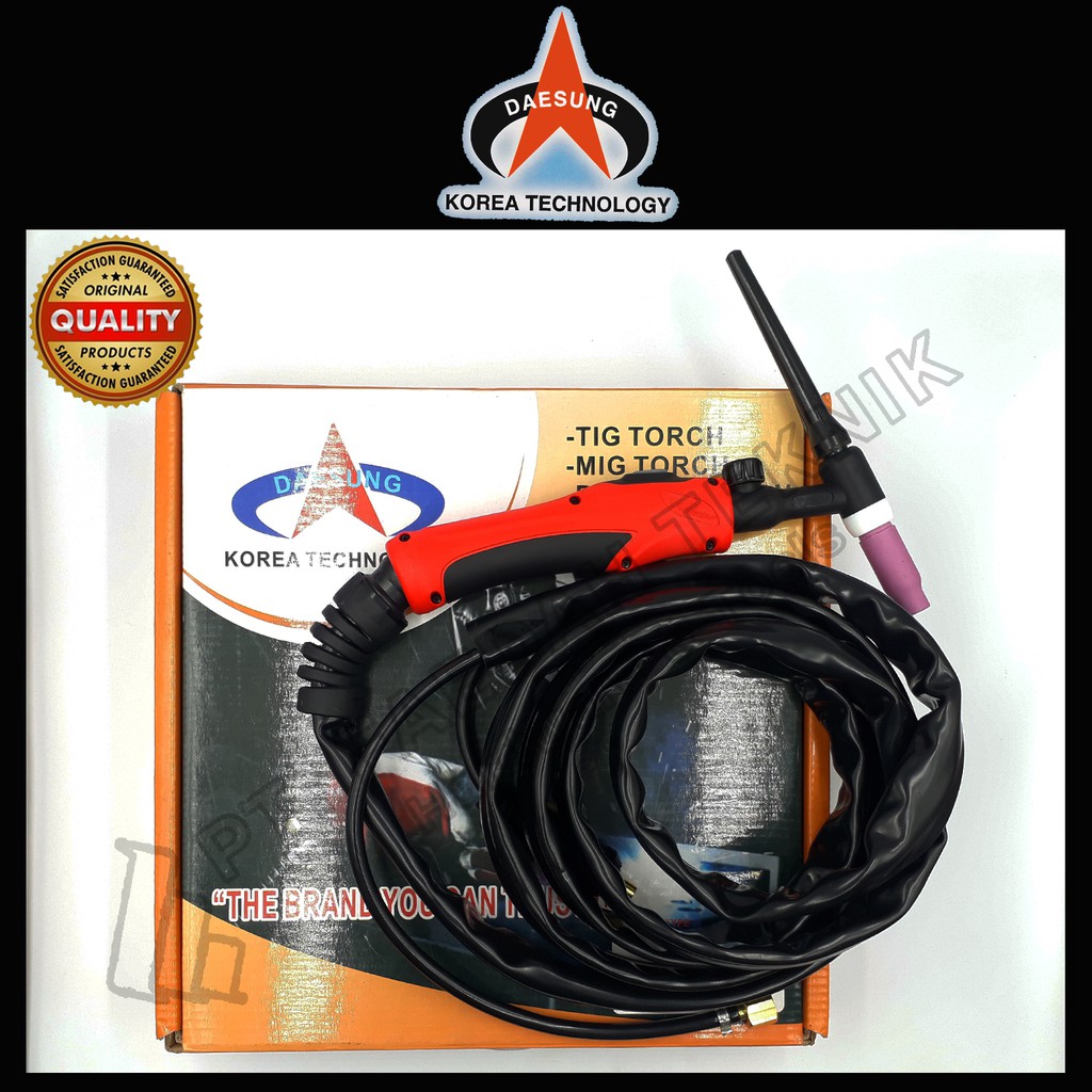 Tang Las Argon / Tig Torch Untuk Trafo Las MMA Daesung WP17V