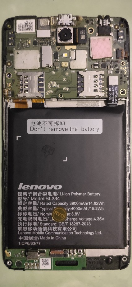 Batre Lenovo Vibe P1m P1ma40 Bl234 Battery Batu Baterai Original Shopee Indonesia