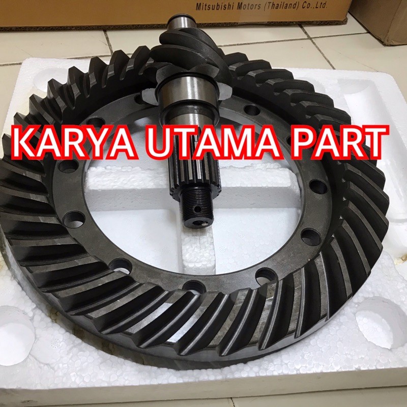 Gear set gigi gardan crown wheel mitsubishi canter ps125 hdx 6x38