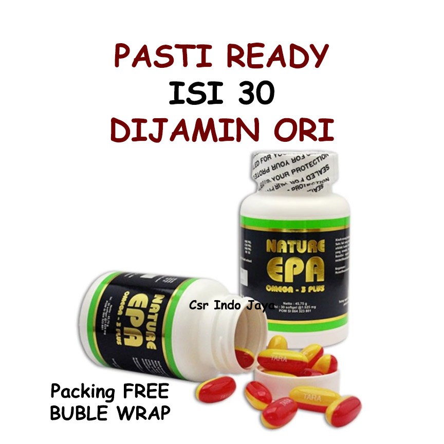 Omega 3 Plus Nature EPA Isi 30 Dijamin ORI