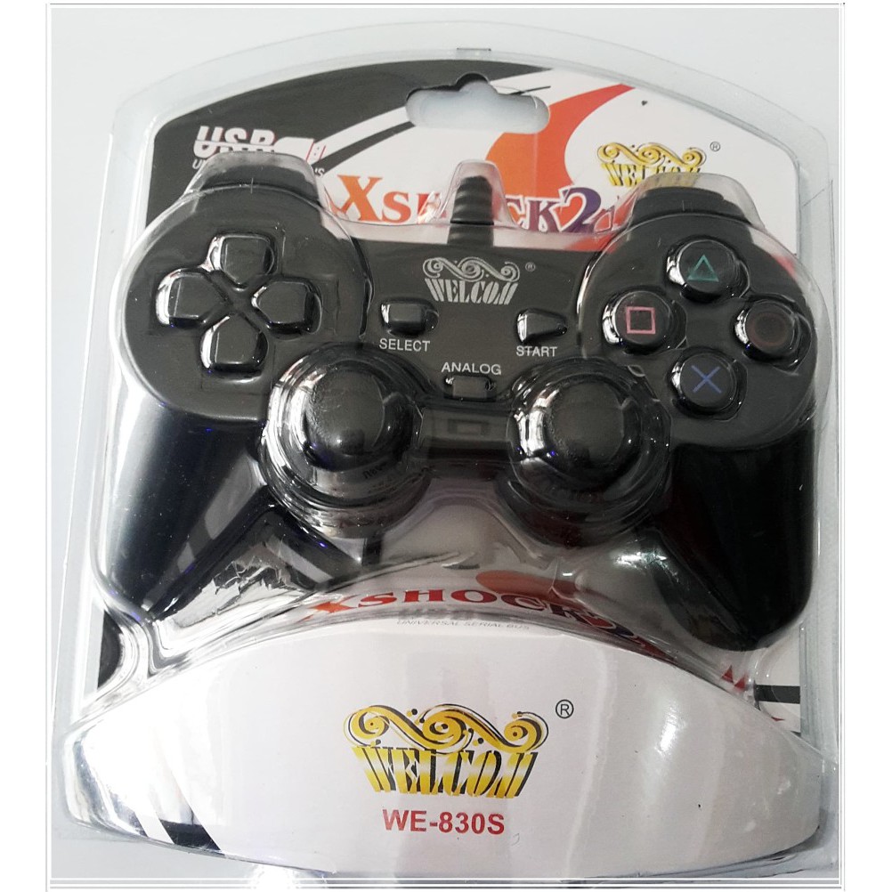 Stick Gamepad Single Dual X Shock 2 Controller USB - WLC-WE-830S