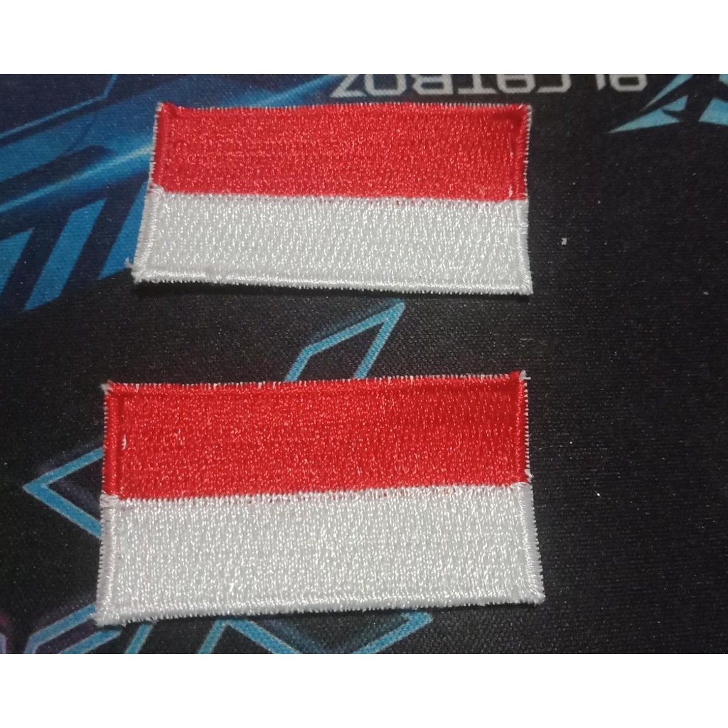 

BED/EMBLEM BENDERA MERAH PUTIH I ATRIBUT SEKOLAH MERAH PUTIH BORDIR