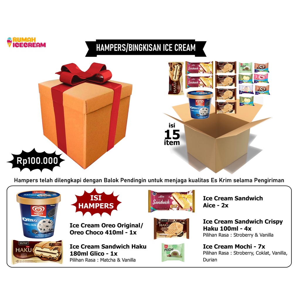 

Hampers / Parcel / Bingkisan Aneka Es Krim