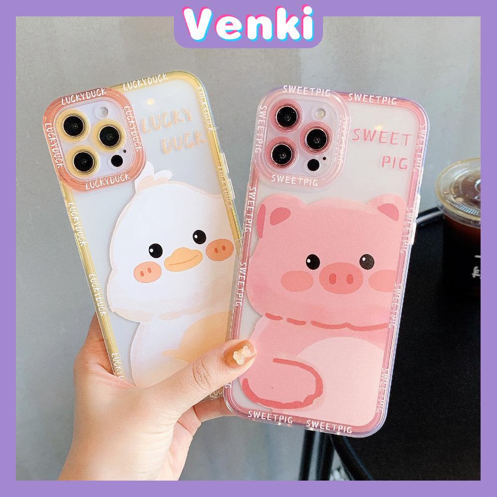 iPhone Case Silicone Soft Case Clear Case Square Edge Angel Eyes Camera Full Coverage Protection Shockproof Pink Yellow Cartoon Cute Style For iPhone 13 Pro Max iPhone 12 Pro Max iPhone 11 Pro Max iPhone 7 Plus iPhone XR XS MAX Max Pro 12 X/XS XR 11 pro