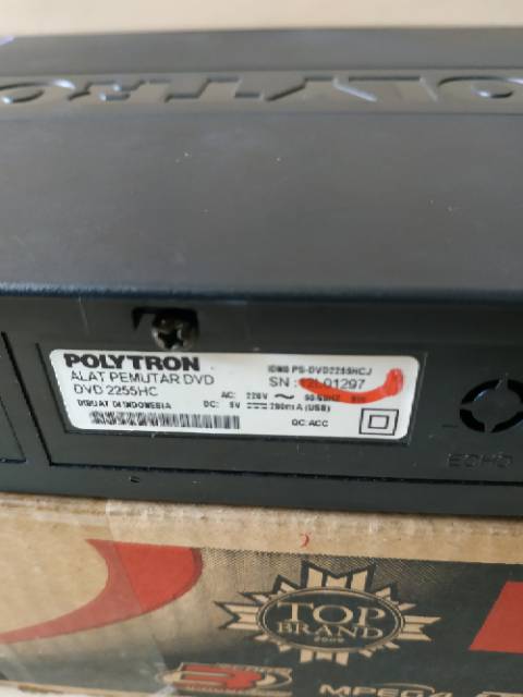 Cuci gudang DVD Polytron 2255 HC