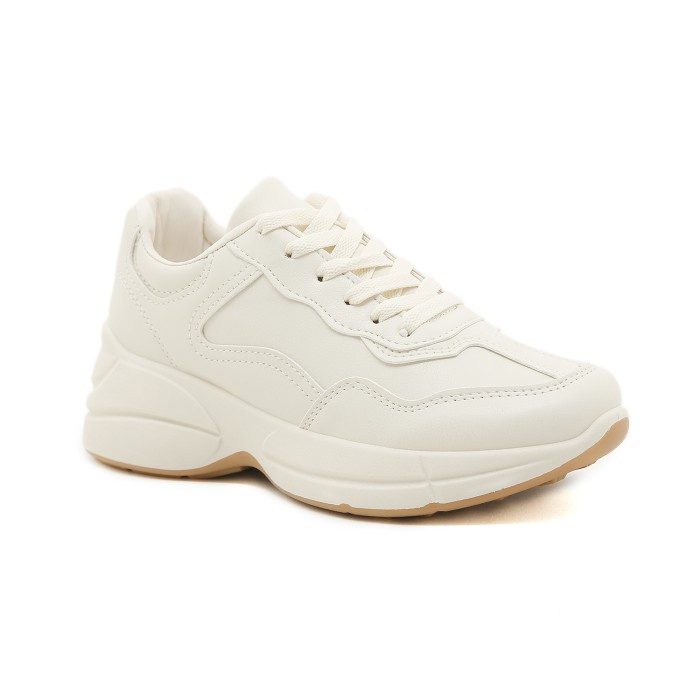 PROMO PVN SIWON SEPATU SNEAKERS WANITA SPORT SHOES CREAM 537 T415T