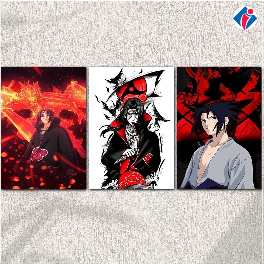 Hiasan dinding wall decor dekorasi hiasan gantung gambar pajangan anak naruto anime kartun
