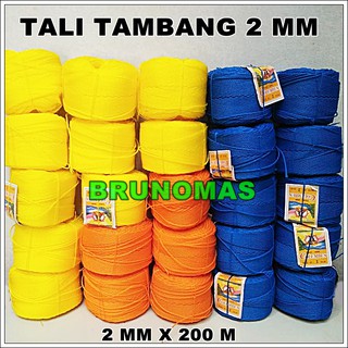 Tali Tambang 2 mm - Tampar Plastik Harga Per ROLL | Shopee Indonesia