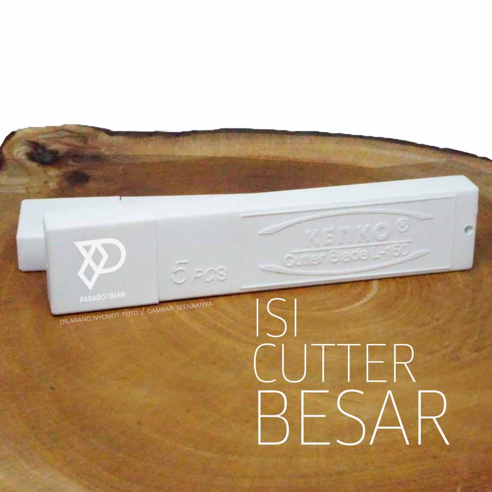 

ISI CUTTER BESAR KENKO L-150 REFILL ISI 5 PCS PER TUBE SUPER TAJAM KUAT MADE IN KOREA READY STOCK