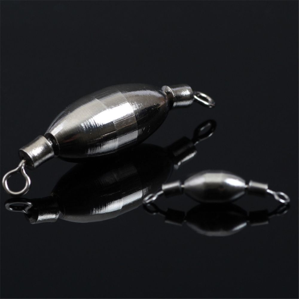 REBUY 5Pcs Fishing Tools Lead Sinker Connecting Connector Sinkers Counterweight Swivels Rolling Fishing Swivels Durable Metal Tackle Accessories