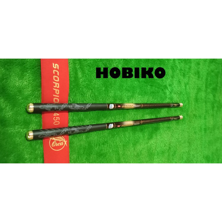 Joran tegek carbon ulir orca scorpio 360. 450. 540 ringan