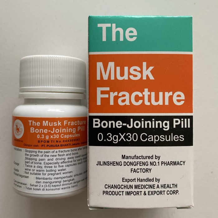 THE MUSK FRACTURE BONE JOINING PILL TERBUTI MANJUR !!