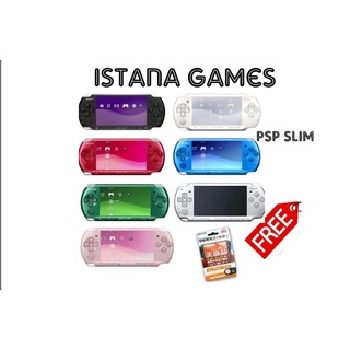 PSP SONY SLIM SERI 3000 + MC 8GB/16GB/32GB FULL GAMES