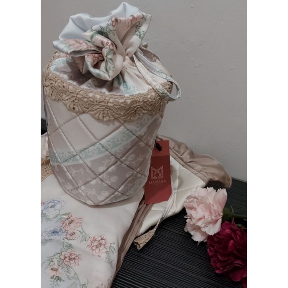TERGEMES!! Mukena Anak Silk  Maisara Premium-Shabby Khaki