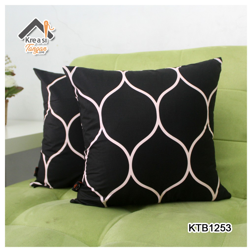 SARUNG BANTAL SOFA Ukuran 30x50, 40x40, 45x45, 50x50, 60x60, 70x70 - KTB1253