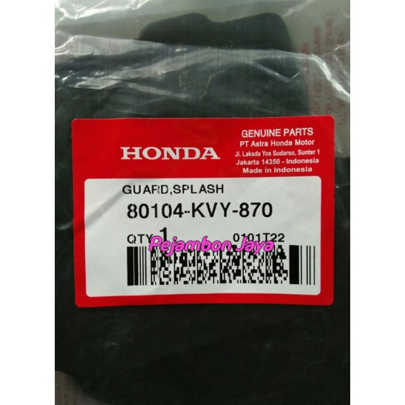 80104KVY870 GUARD SPLASH