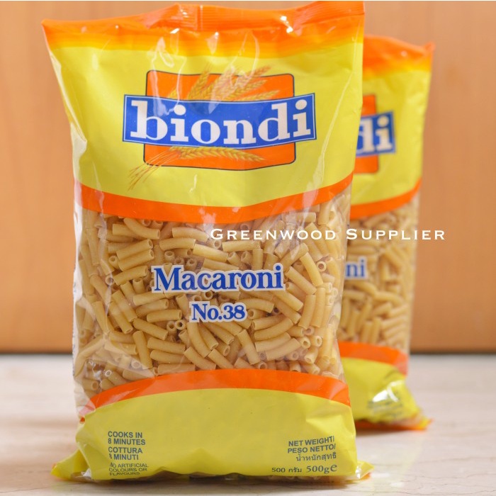 

Ss5g74gfd Pasta Biondi - Macaroni / Maccheroni / Makaroni 500G (Best Seller) Ff04151