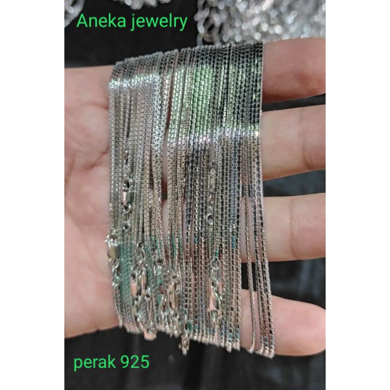 Kalung italy santa / kalung perak 925 pj kalung 45 cm /2gram