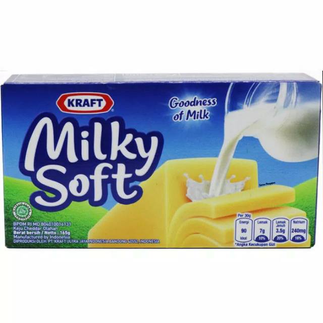 

Keju Kraft Milky Soft 165 gram ( HOT PROMO )