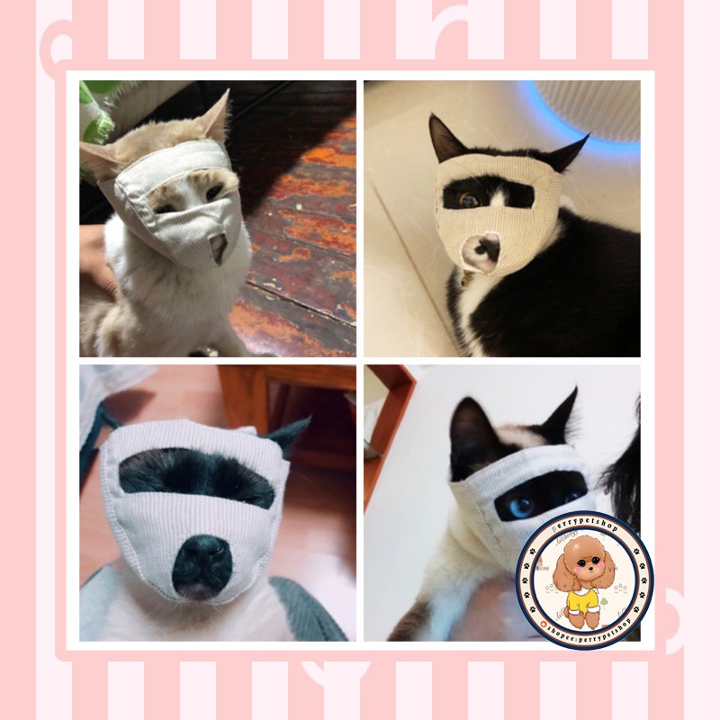 Masker Muka Anti Gigit Anti Jilat Untuk Anjing dan Kucing