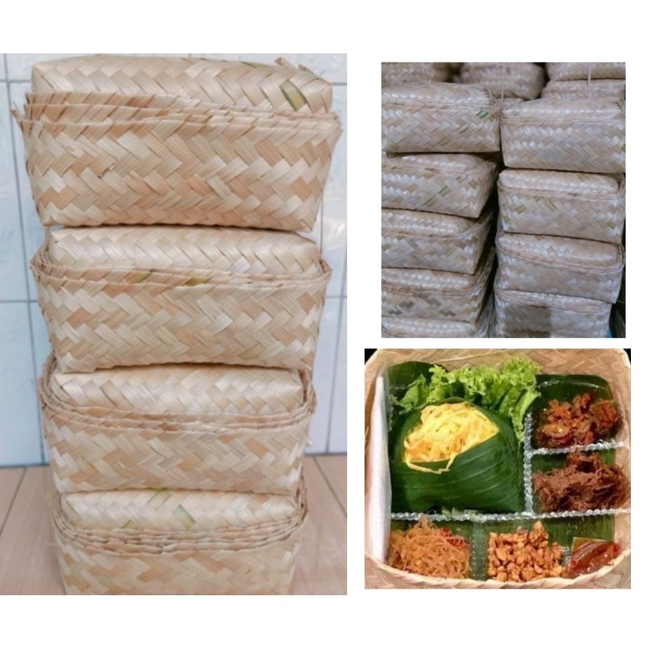 Besek Bambu, besek murah besek tempat makanan, besek