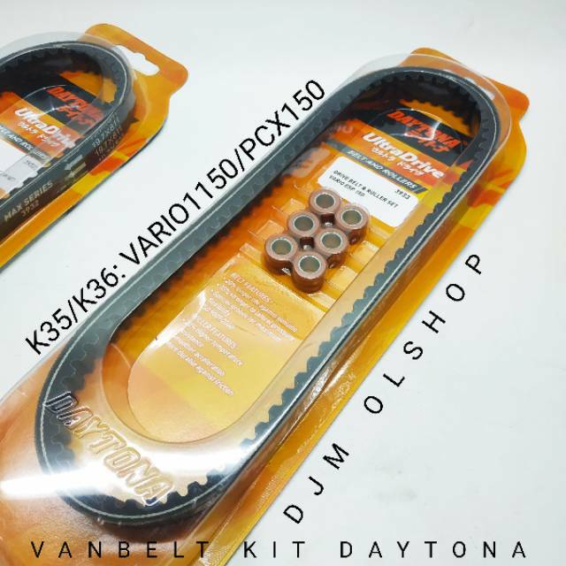 Vanbelt set daytona honda vario esp 150/pcx 150  4459