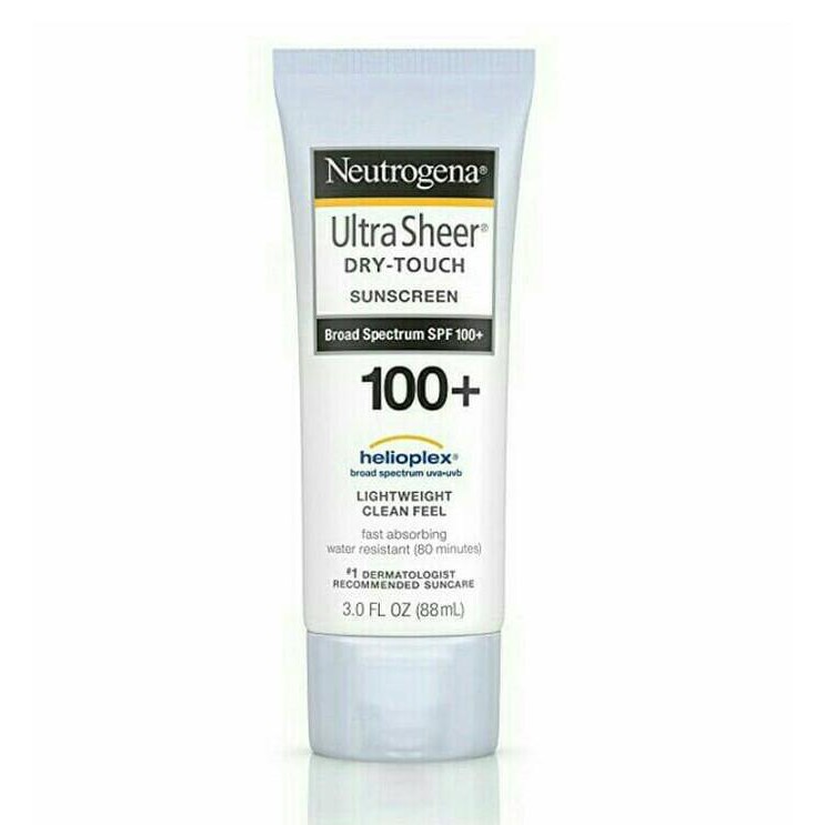 SUNBLOCK-WAJAH- NEUTROGENA ULTRA SHEER DRY-TOUCH SUNSCREEN SPF100+ 88ML -TERMURAH-PROMO-2021.