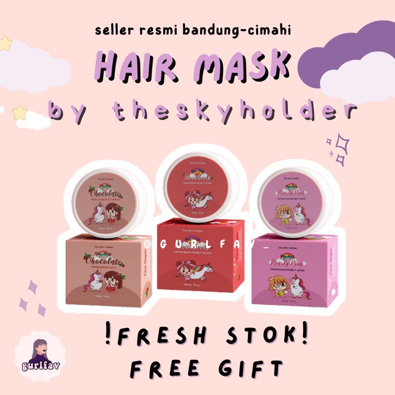 [FREE GIFT] Hair mask by theskyholder hairmask by the skyholder masker rambut | reseller resmi