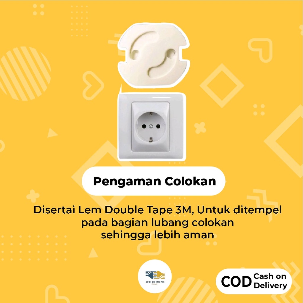 Tutup Stop Kontak / Pengaman Colokan Listrik Socket Cover