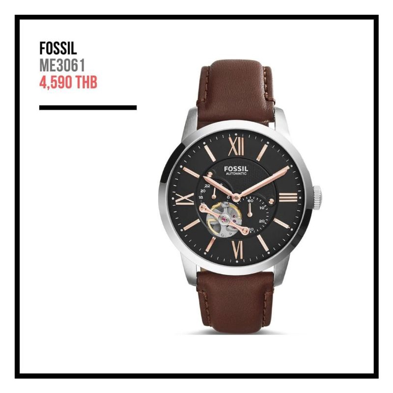 Jam Tangan Pria Merk Fossil Original Type : ME3061 & ME3105 Automatic