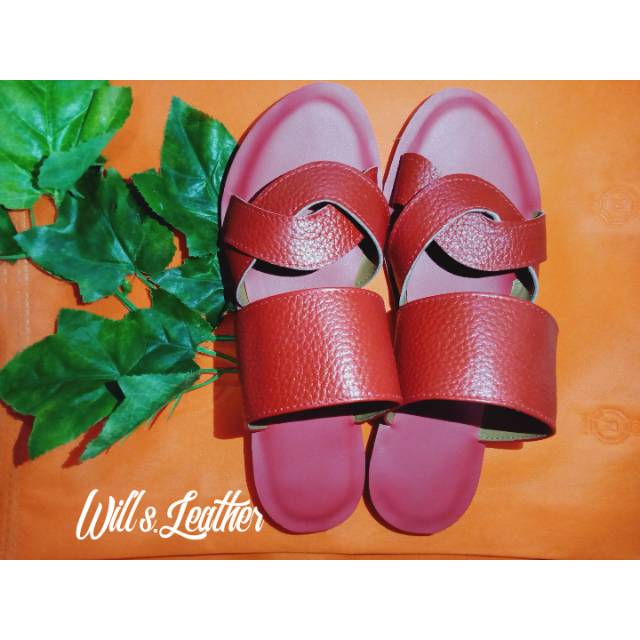 SANDAL PAPIRUT WANITA - SANDAL KULIT