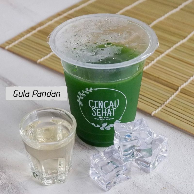 

Cincau Hijau Sehat 12oz Gula Pandan